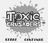 Toxic Crusaders Title Screen